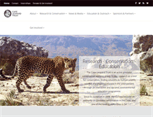Tablet Screenshot of capeleopard.org.za